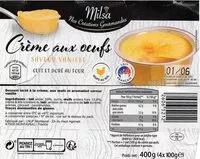 Amount of sugar in Crème aux Oeufs Saveur Vanille