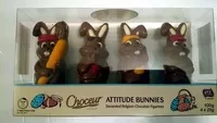 Amount of sugar in Attitude Bunnies Decorated Belgium Easter Chocolate Figurines