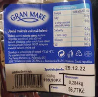 Amount of sugar in Uzená makrela vakuově balená