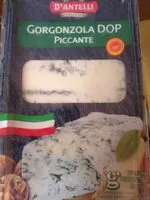 Amount of sugar in Gorgonzola DOP Dolce