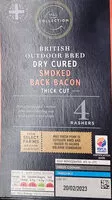 Amount of sugar in British Outdoor Bred Dry Cured Smoked Back Bacon