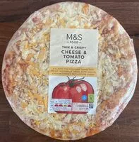 Amount of sugar in cheese & tomato pizza