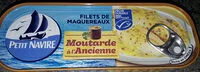 Amount of sugar in Filets de Maquereaux Moutarde à l'ancienne
