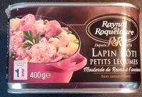 Amount of sugar in Lapin rôti petits légumes