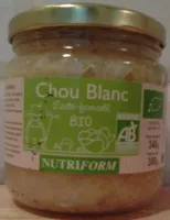 Amount of sugar in Chou blanc lacto-fermenté bio