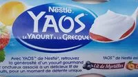 Amount of sugar in YAOS - Le Yaourt à la Grecque