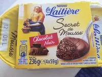 Amount of sugar in Secret de Mousse Chocolat Noir