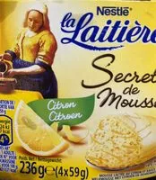 Amount of sugar in La laitière secret de mousse citron