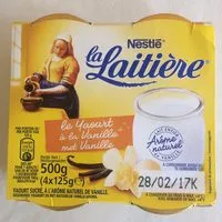 Amount of sugar in La Laitière yaourt vanille de Madagascar