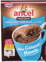 Amount of sugar in Mug Cake Moelleux au chocolat au lait