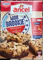 Amount of sugar in Ancel Mon Brookie Brownie + Cookie