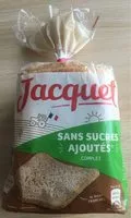 Sugar and nutrients in Jacquet