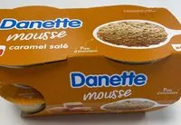 Amount of sugar in Danette mousse caramel salé