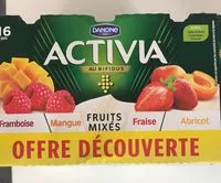 Amount of sugar in Activia bifidus fruits mixés