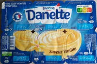 Amount of sugar in Danette saveur vanille