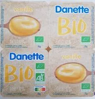 Amount of sugar in Danette Vanille Bio