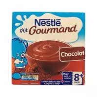 Amount of sugar in NESTLE P'TIT GOURMAND Cacao - 4 x 100g - Dès 6 mois