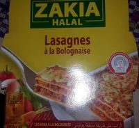 Amount of sugar in Lasagnes à la Bolognaise Halal - 300 g - Zakia