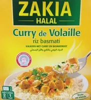 Amount of sugar in Curry de Volaille riz basmati - Halal 