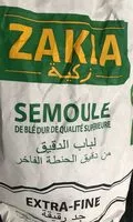 Amount of sugar in Zakia semoule extra fine 5kg
