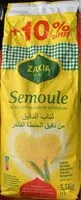 Amount of sugar in Zakia semoule moyenne 5kg+10%offerts