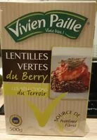 Amount of sugar in Lentilles vertes du Berry