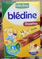 Amount of sugar in BLEDINE DOSETTES 12x20g Vanille / Cacao Dès 6 mois