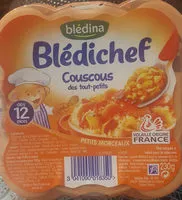 Amount of sugar in Blédichef - Couscous des tout petits