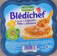 Amount of sugar in Bledichef - Cocotte de légumes, pâtes et saumon