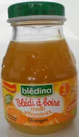 Amount of sugar in Blédi à boire multivitamines Oranges