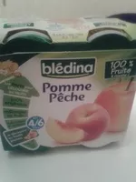 Amount of sugar in BLEDINA POTS FRUITS Pommes Pêches 4x130g Dès 4/6 Mois