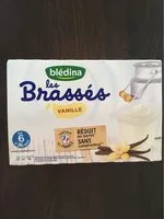 Amount of sugar in Blédina Les Brassés Vanille 6x95g Dès 6 mois