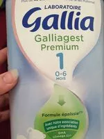 Amount of sugar in Galliagest Premium 1er âge - De 0 à 6 Mois