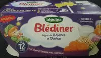 Amount of sugar in Blédiner mijoté de légumes et  quinoa