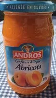 Amount of sugar in confiture abricots