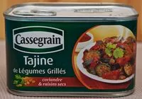 Amount of sugar in Tajine légume grillés
