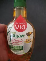 Amount of sugar in Sunny Via Agave syrup squeeze bottle 350g