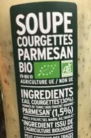 Amount of sugar in Soupe courgettes parmesan