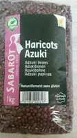 Amount of sugar in Haricots Azuki