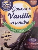 Amount of sugar in Gousses de vanille en poudre
