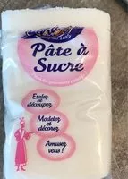 Amount of sugar in Pate a sucre