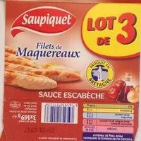 Amount of sugar in Filets de maquereaux sauce escabèche