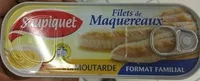 Amount of sugar in Filets de Maquereaux à la Moutarde (format familial)