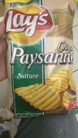Amount of sugar in Chips paysannes nature format familial