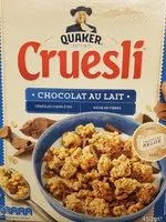 Amount of sugar in Quaker Cruesli Chocolat au lait
