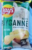 Amount of sugar in Lay's Recette paysanne nature format familial