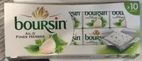 Amount of sugar in Boursin® Ail & Fines Herbes Portion x10