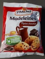 Amount of sugar in Petites madeleines pepites chocolat