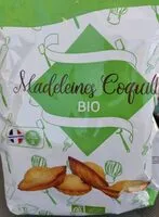 Amount of sugar in Madeleines coquilles Bio