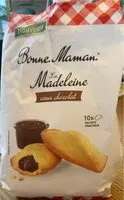 Amount of sugar in La madeleine cœur chocolat